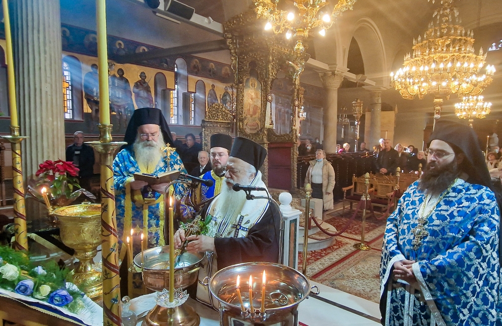 Μέγας Αγιασμός της παραμονής των Θεοφανείων στον Μητροπολιτικό Ναό Βεροίας