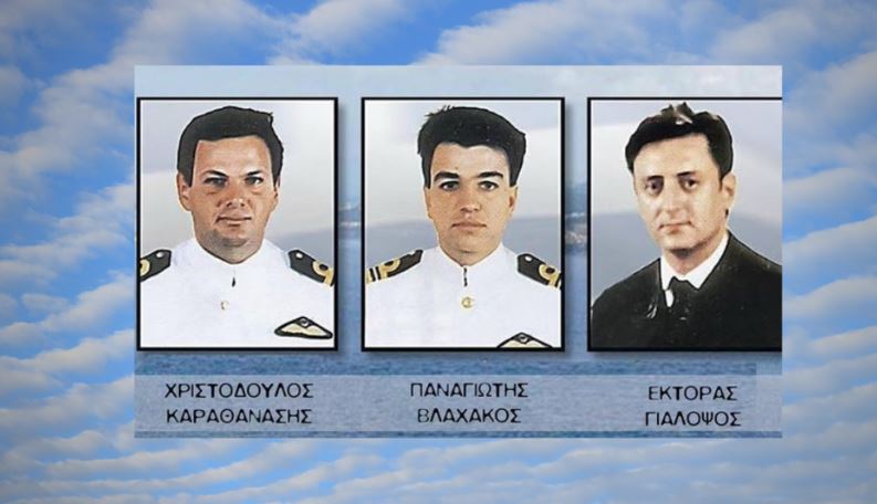 Ίμια 1996: Χριστόδουλος Καραθανάσης, Παναγιώτης Βλαχάκος, Έκτορας Γιαλοψός – ΑΘΑΝΑΤΟΙ