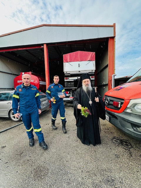 Αγιασμός από τον Μητροπολίτη Χρυσόστομο στην 6η ΕΜΑΚ Πατρών