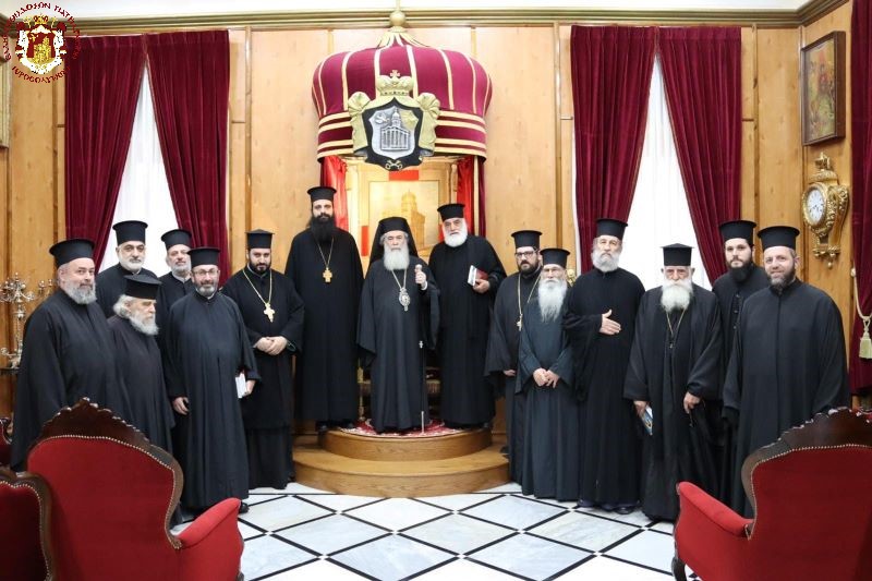 Επισκέψεις στον Πατριάρχη Ιεροσολύμων Θεόφιλο