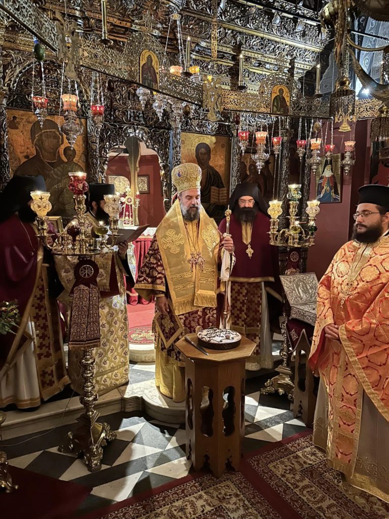 Με Ιερά Αγρυπνία στη Μονή Προφήτη Ηλιού η απαρχή του νέου έτους στη Μητρόπολη Θήρας