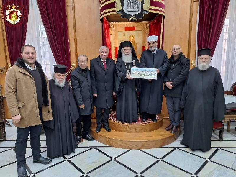 Επισκέψεις στον Πατριάρχη Ιεροσολύμων Θεόφιλο