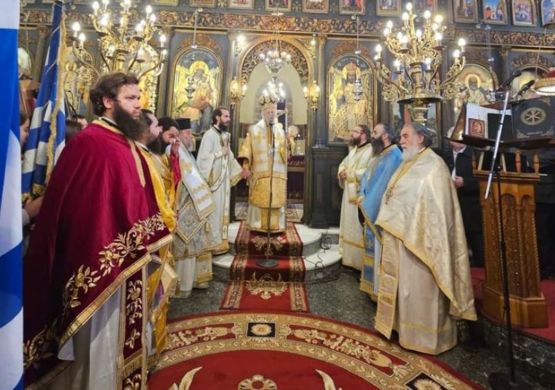 Η Κύμη τίμησε τον Πολιούχο της Άγιο Αθανάσιο