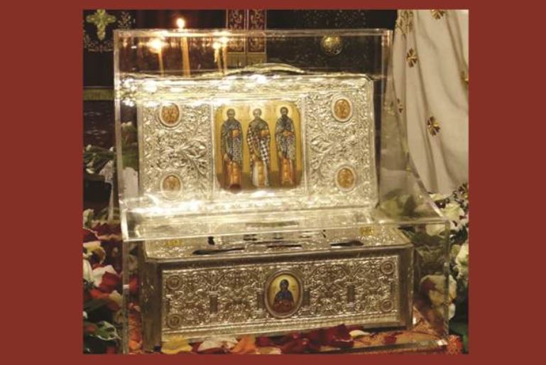 Έλευση Ιερών Λειψάνων Αγίων Τριών Ιεραρχών στο Αγρίνιο