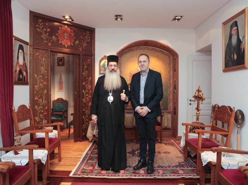 Επίσκεψη του νέου Δημάρχου Λαμιεών στον Μητροπολίτη Φθιώτιδος