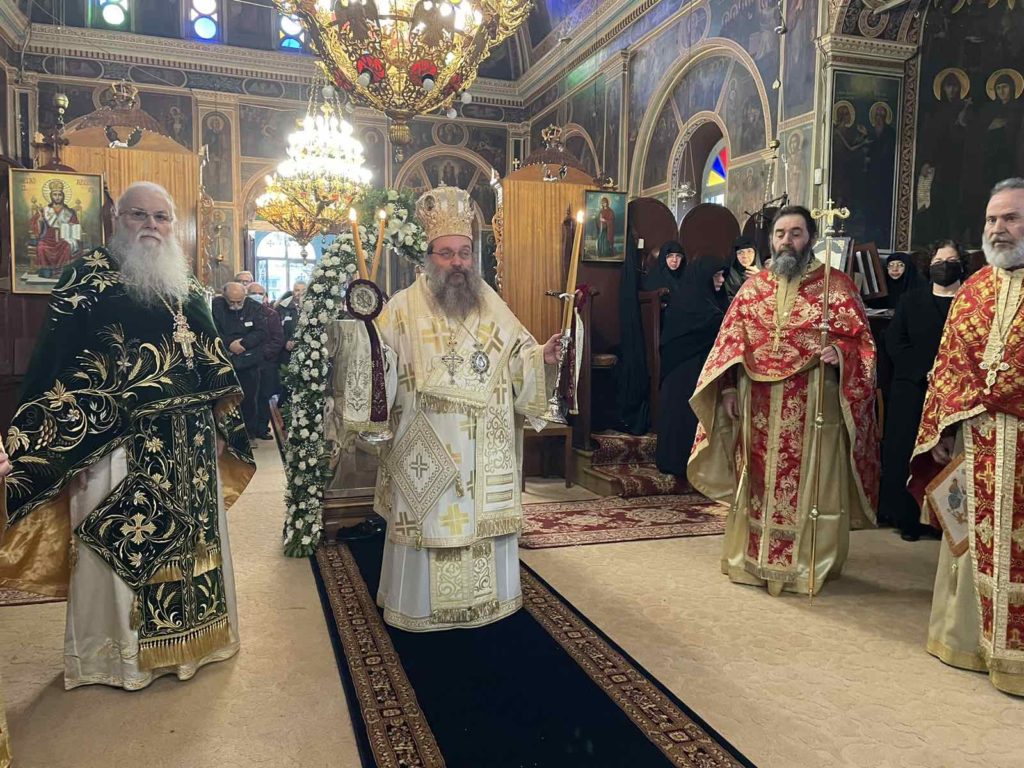 Η εορτή του Οσίου Ανθίμου στον Ιερό Παρθενώνα Παναγίας Βοηθείας Χίου