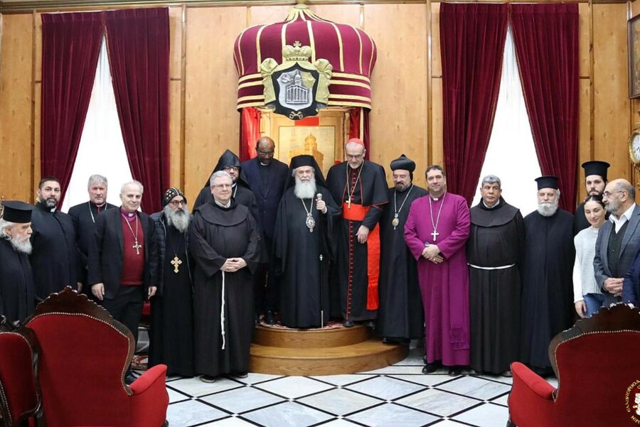 Πατριάρχης Ιεροσολύμων: Έκκληση για ειρήνη στους Αγίους Τόπους και για λήξη της ανθρωπιστικής κρίσης