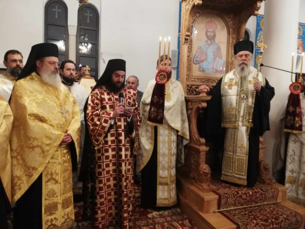 Εσπερινός μνήμης Αγίου Τρύφωνος στην Τρίπολη