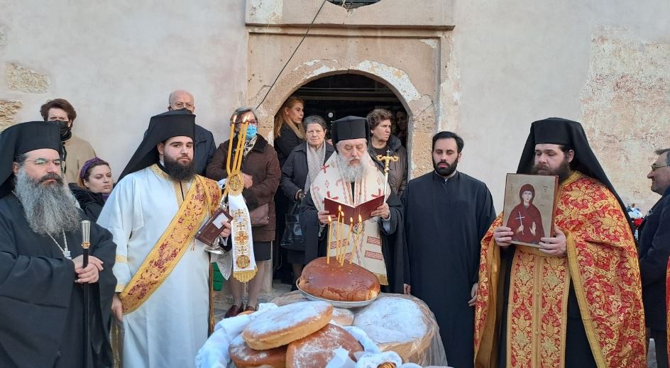 Πανηγυρικός Εσπερινός εορτής Αγίας Οσιομάρτυρος Φιλοθέης της Αθηναίας στο Μαρούσι