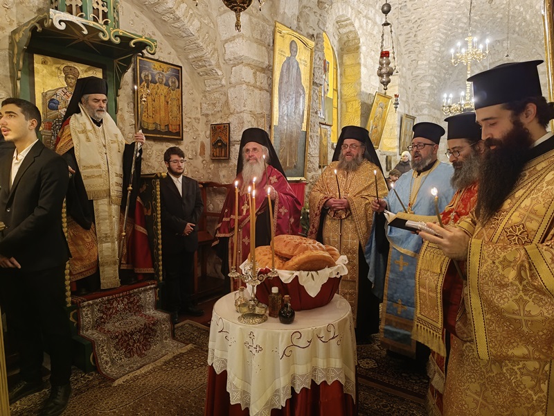 Η εορτή του Οσίου Ευθυμίου στο Πατριαρχείο Ιεροσολύμων