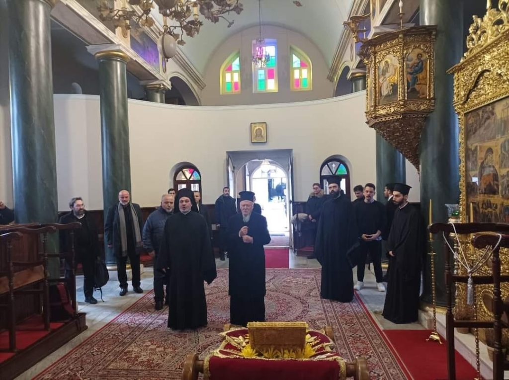 ‎صور الكلي القداسة في دير خالكي بمناسبة عيد مؤسسه