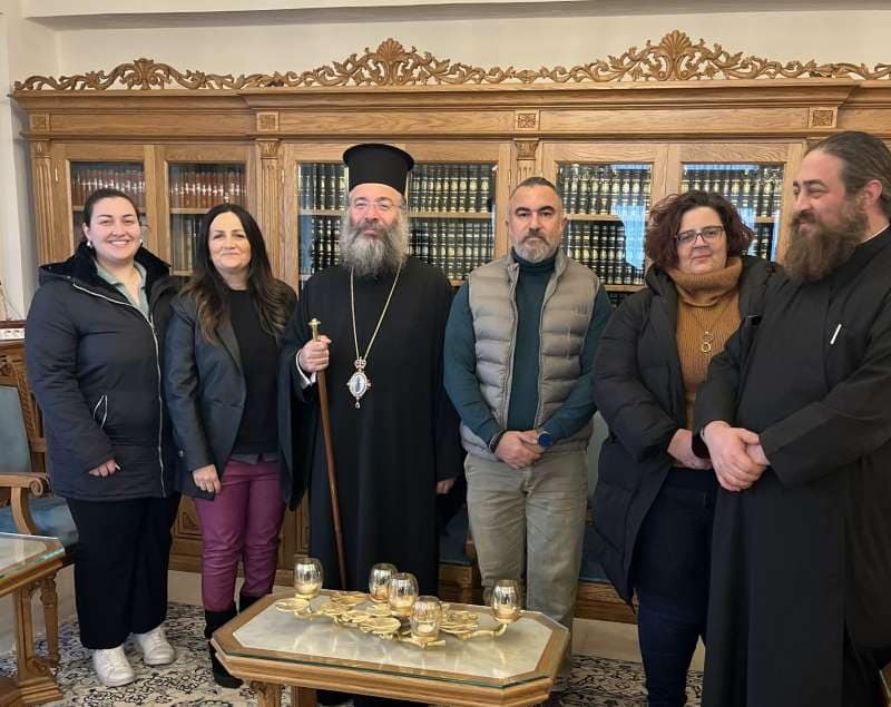 Επίσκεψη του Συλλόγου Εθελοντών Αιμοδοτών «Δότες Ζωής» στον Μητροπολίτη Ρεθύμνης