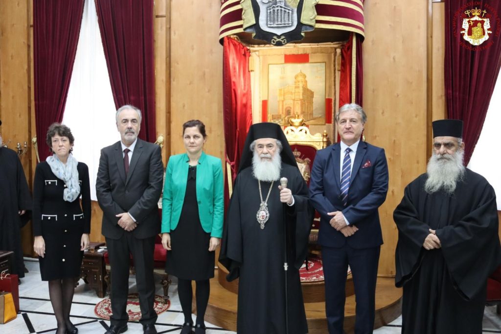 Συνάντηση Πατριάρχη Ιεροσολύμων με την Πρέσβη της Βουλγαρίας στο Ισραήλ