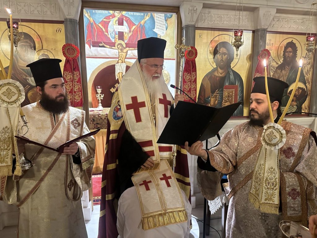 Μοναχική κουρά και χειροτονία Διακόνου στην Ιερά Μητρόπολη Λήμνου