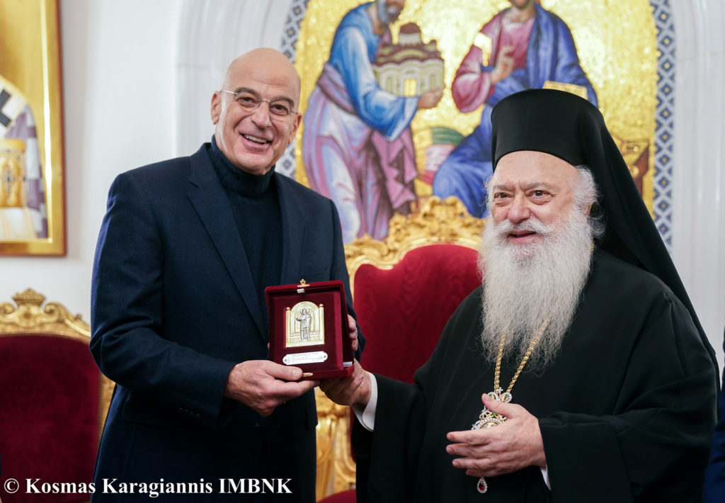Επίσκεψη του Υπουργού Εθνικής Άμυνας Νίκου Δένδια στον Μητροπολίτη Βεροίας