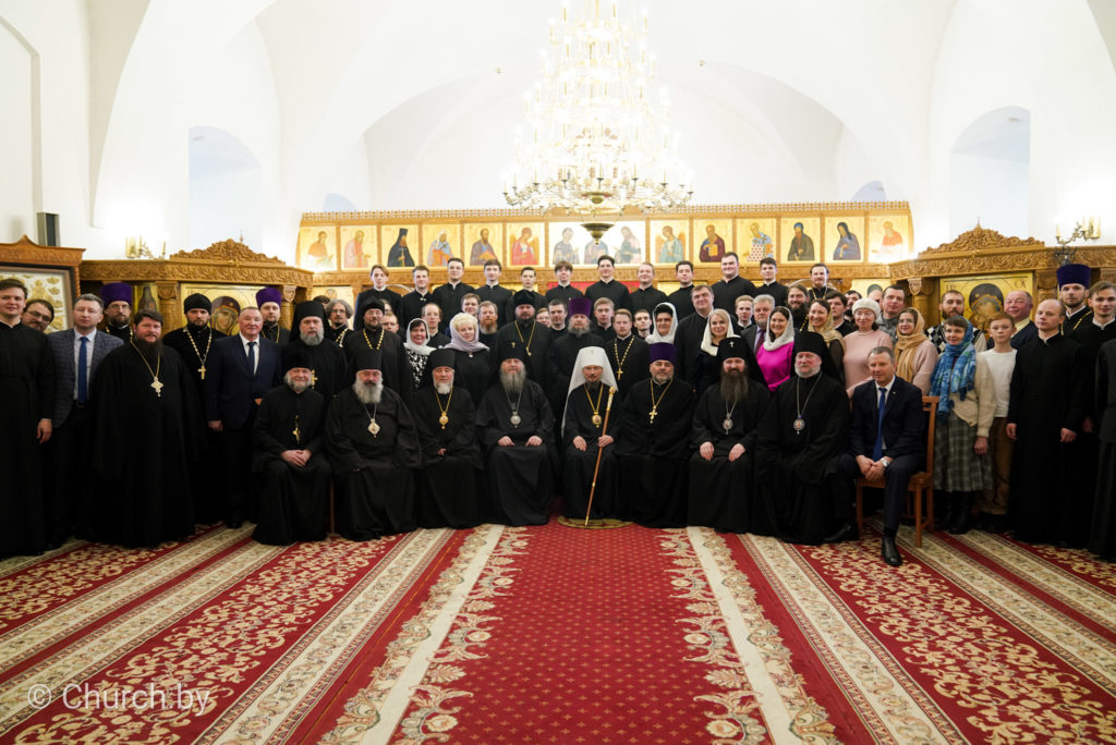 Патриарший экзарх всея Беларуси возглавил торжества престольного праздника и актового дня Минской духовной семинарии