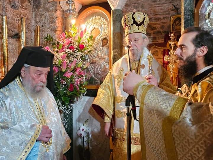 Αρχιερατικό Συλλείτουργο στην Ιερά Μονή Αγίου Χαραλάμπους – Λευκών Αυλωναρίου