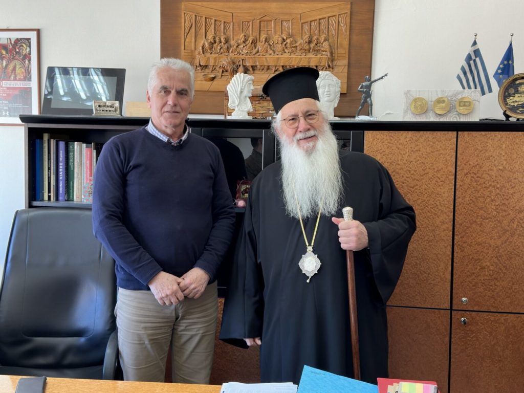 Συνάντηση Μητροπολίτη Θηβών με τον Δήμαρχο Αλιάρτου-Θεσπιέων