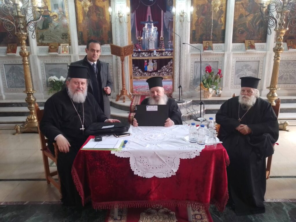 Παράδοση υπολογιστών και εκτυπωτών στους ιερείς της Ιεράς Μητροπόλεως Μηθύμνης