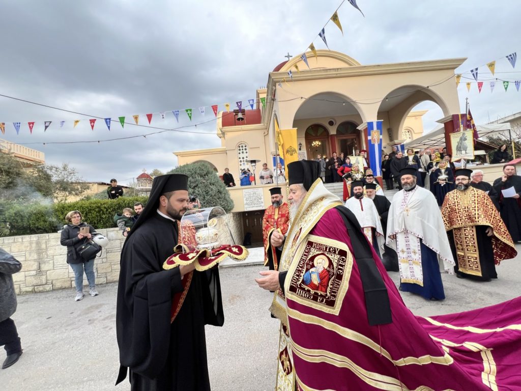Υποδοχή Ιερού Λειψάνου του Αγίου Πολυκάρπου στο Κόκκινο Μετόχι Χανίων