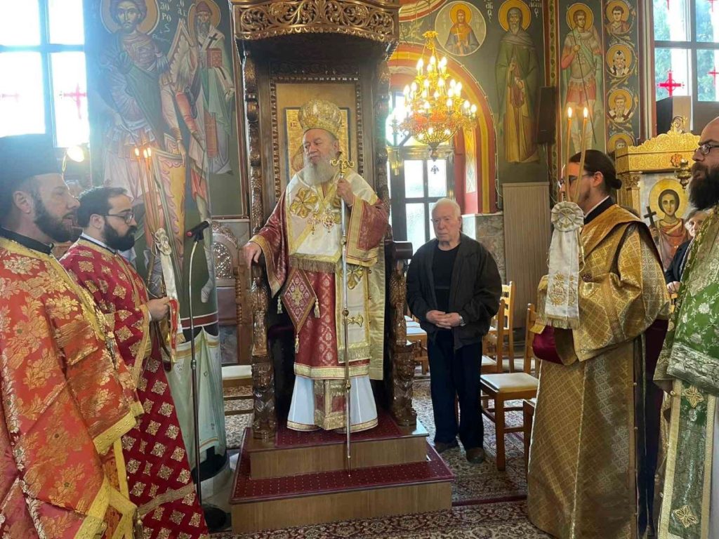 Ο Μητροπολίτης Χαλκίδος στην Ενορία Ευαγγελισμού της Θεοτόκου Καστέλλας