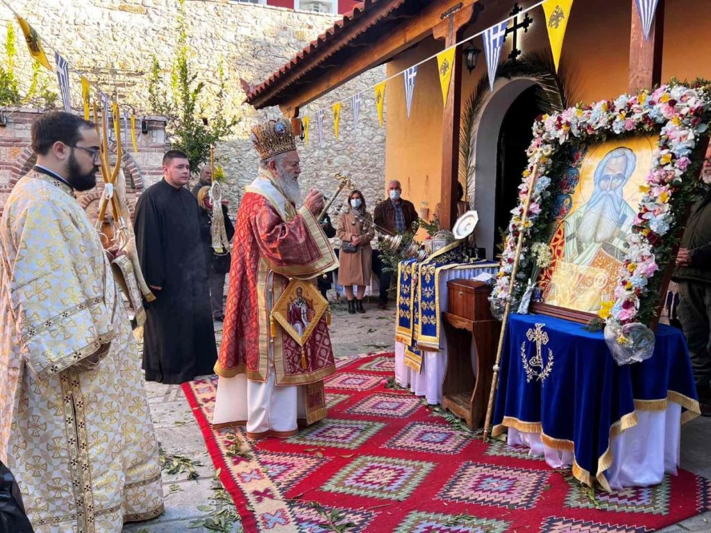 Η πανήγυρη του Αγίου Παρθενίου στην Ιερά Μονή Μακρυμάλλη Ψαχνών