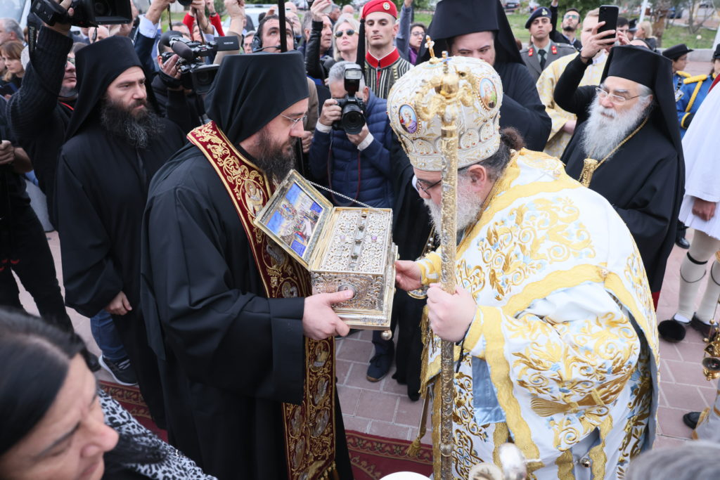 Η Ι.Μ. Ταμασού υποδέχτηκε την Αγία Ζώνη της Παναγίας (ΒΙΝΤΕΟ – ΦΩΤΟ)