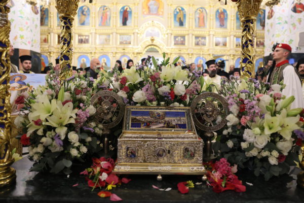 Ι.Μ. Ταμασού: Όρθρος και Θεία Λειτουργία ενώπιον της Αγίας Ζώνης στον Ι.Ν. Αποστόλου Ανδρέου (ΒΙΝΤΕΟ)