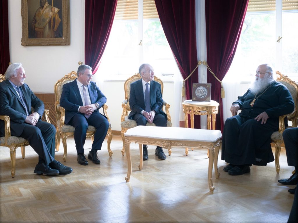 Συνάντηση Αρχιεπισκόπου Κύπρου με τη διοικητική ομάδα της Alpha Bank