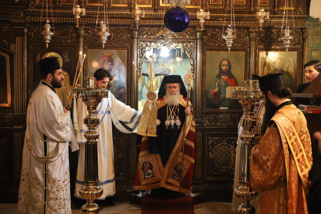 Начальник Русской духовной миссии принял участие в Патриаршем богослужении на гробнице святого Симеона Богоприимца