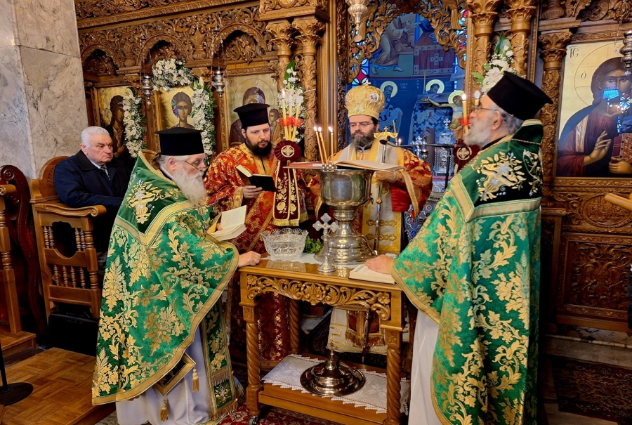 Η εορτή του Αγίου Τρύφωνος στην Ιερά Μητρόπολη Μαρωνείας