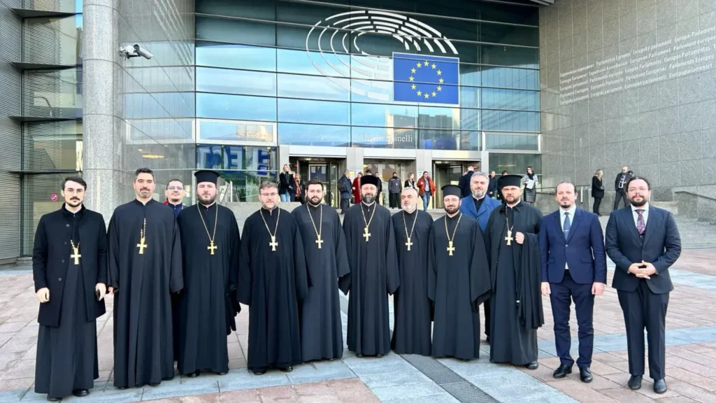 O delegație a Patriarhiei Române, în vizită la Parlamentul European