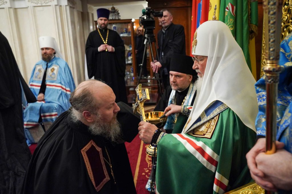 Состоялось наречение архимандрита Владимира (Бирюкова) во епископа Каинского, архимандрита Павла (Кривоногова) во епископа Троицкого, архимандрита Ермогена (Корчукова) во епископа Туранского и архимандрита Митрофана (Еврокатова) во епископа Нефтекамского