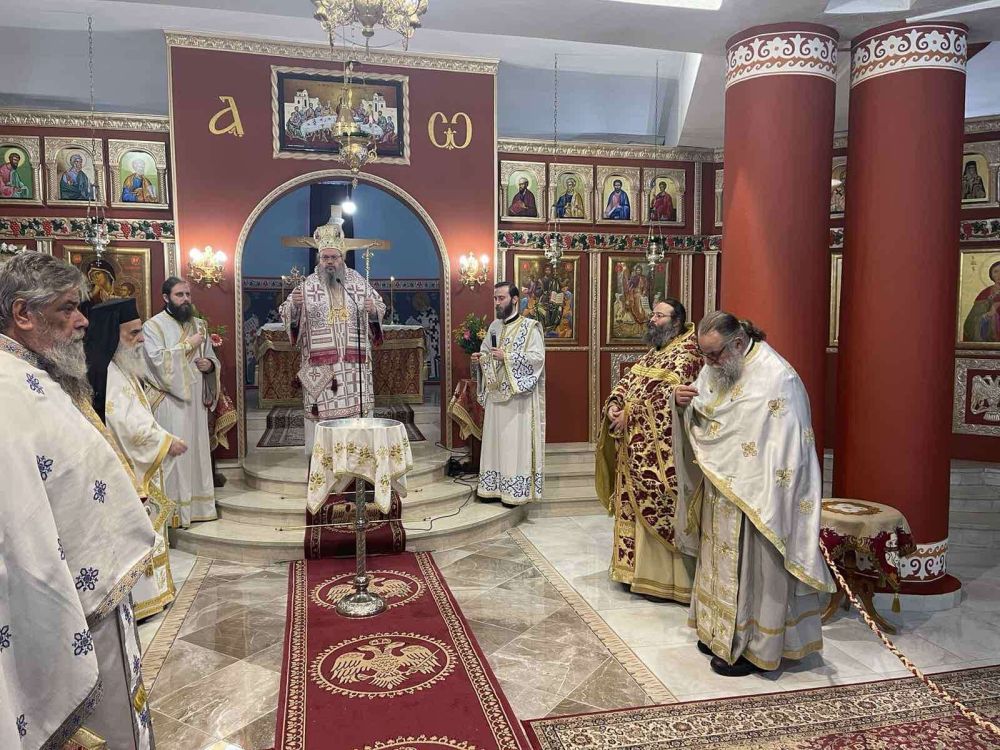 Η Ακολουθία των Εγκαινίων του Ιερού Παρεκκλησίου της Οσίας Ειρήνης της Χρυσοβαλάντου Λαρίσης