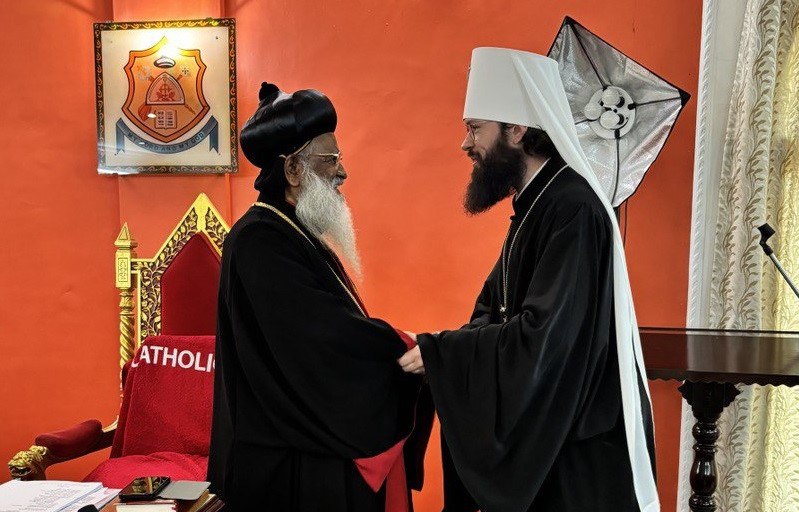 Митрополит Волоколамский Антоний провел переговоры с Предстоятелем Маланкарской Церкви