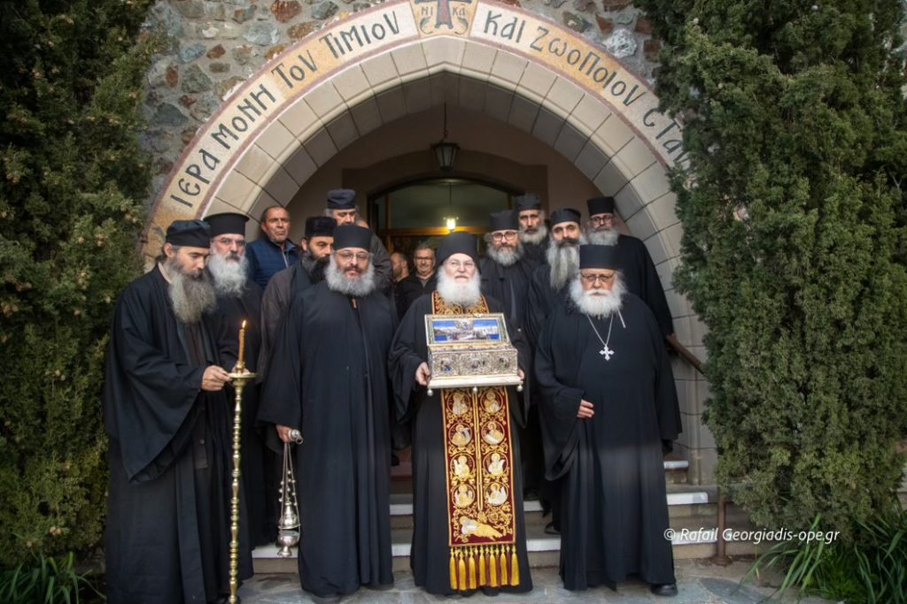 Η Αγία Ζώνη της Παναγίας στην Ιερά Μονή Σταυροβουνίου (ΦΩΤΟ)