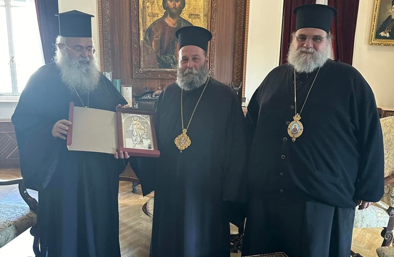 Επίσκεψη του Μητροπολίτη Ιωαννίνων στον Αρχιεπίσκοπο Κύπρου