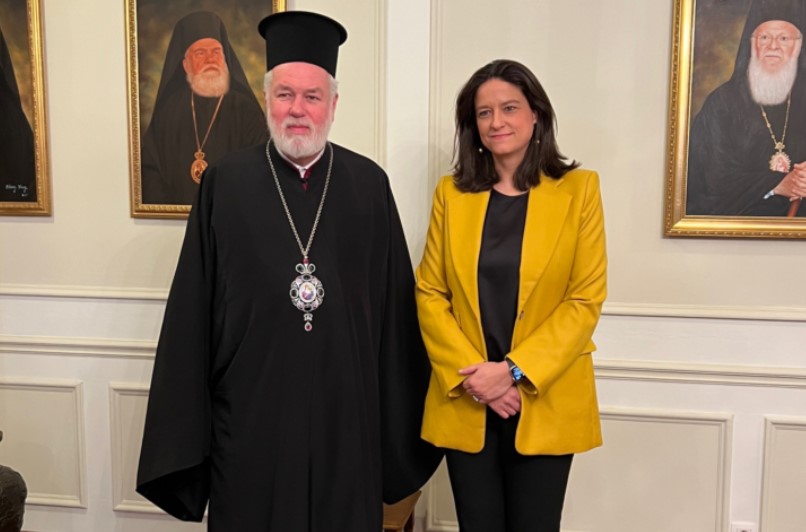 Στον Μητροπολίτη Βελγίου η Υπουργός Εσωτερικών Νίκη Κεραμέως