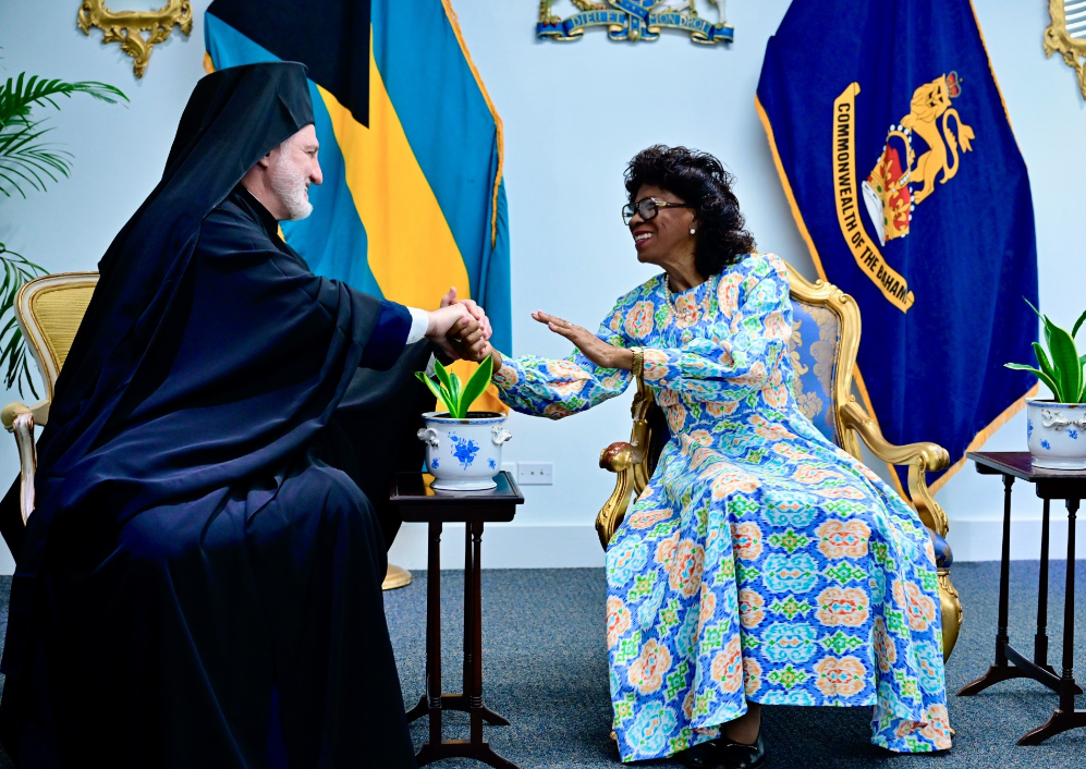 O Αρχιεπίσκοπος Αμερικής Ελπιδοφόρος συναντήθηκε με την γενική κυβερνήτη των Μπαχαμών