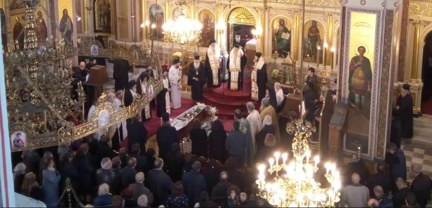 Εξόδιος Ακολουθία π. Βασιλείου Βολουδάκη (ΦΩΤΟ)