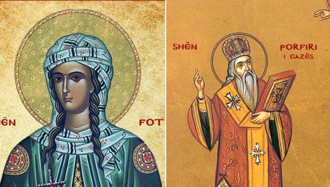 Dëshmoret Fotinia Samaritane, Anatolia. Oshënar Porfiri i Gazës. Dëshmor Theokliti