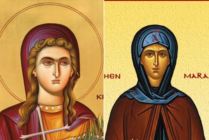 Apostujt Evuli, Nimfai. Omologjet Vasili. Oshënaret Marana e Kira.