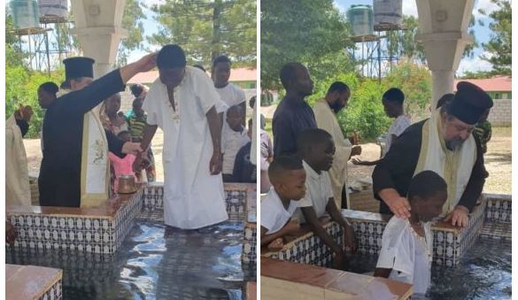 Βαπτίσεις νέων κατηχουμένων τέλεσε ο Μητροπολίτης Ζάμπιας