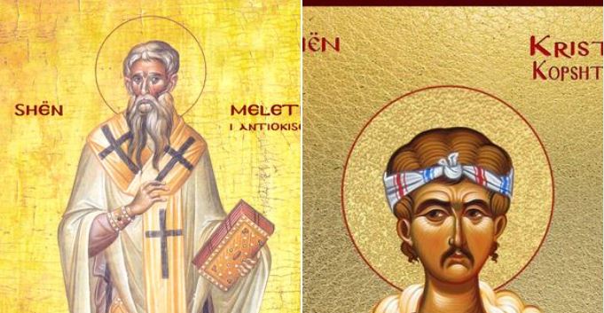 Oshënar Meleti i Antiokisë. Dëshmor i ri Kristo Kopshtari, shqiptar
