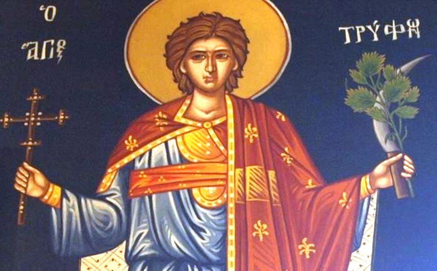 1 Φεβρουαρίου: Προεόρτια της Υπαπαντής και εορτή του Αγίου Τρύφωνος