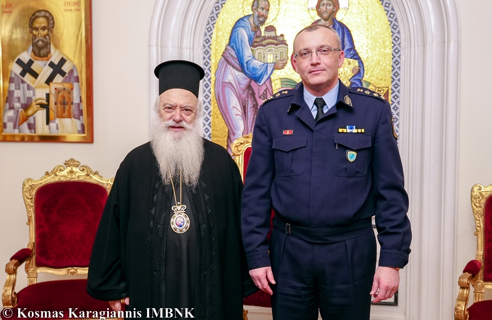 Επίσκεψη του νέου Αστυνομικού Διευθυντή Ημαθίας στον Μητροπολίτη Βεροίας