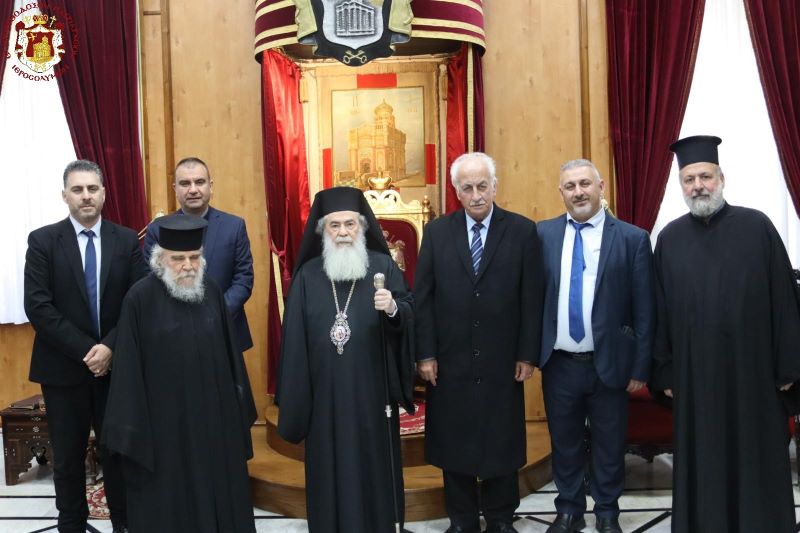 Επισκέψεις στον Πατριάρχη Ιεροσολύμων Θεόφιλο