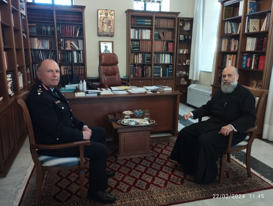 Στον Μητροπολίτη Θεσσαλιώτιδος ο νέος Αστυνομικός Διευθυντής Καρδίτσας