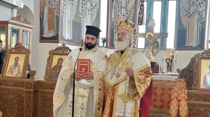 Ο Μητροπολίτης Αρκαλοχωρίου τέλεσε την εις Πρεσβύτερον χειροτονία του Διακόνου Κωνσταντίνου Παπαδάκη