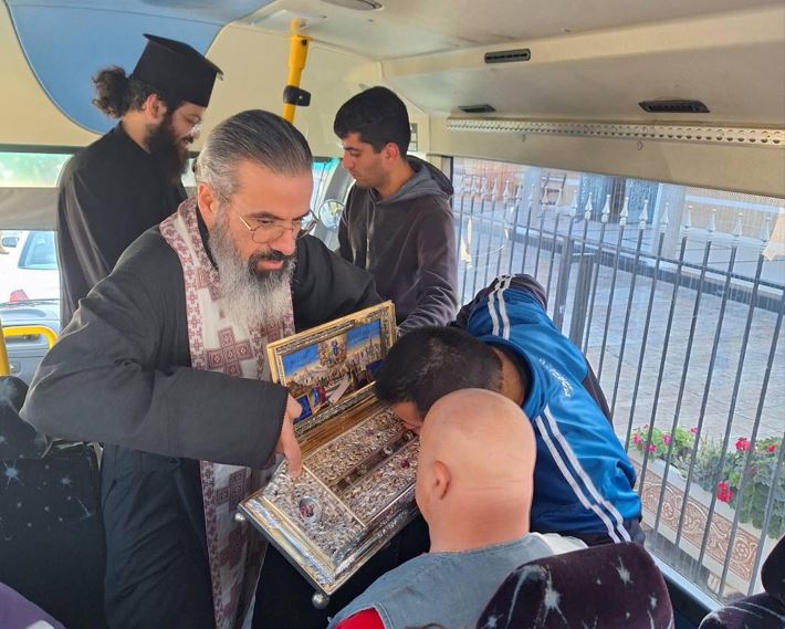 Η Αγία Ζώνη στο Ειδικό Σχολείο Απόστολος Παύλος της επαρχίας Αμμοχώστου (ΦΩΤΟ)